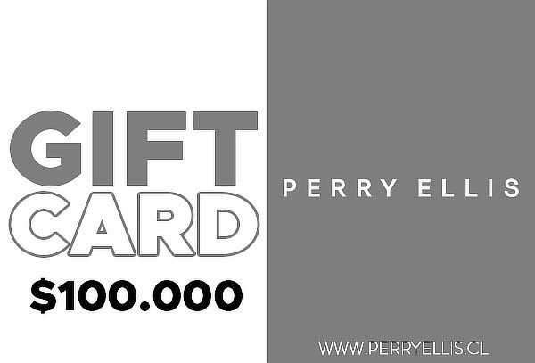 Gift Card Perry Ellis de $100.000 Acumulable (Web/Tienda)