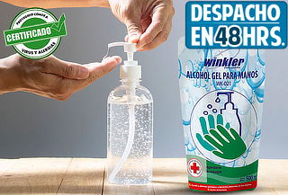  Recarga de Alcohol Gel de 500 Ml. ¡Desinfecta tus manos! 