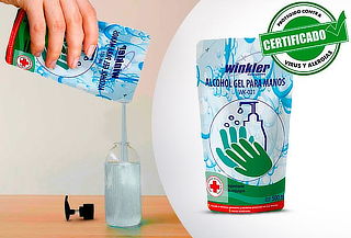Recarga de Alcohol Gel de 500 Ml. ¡Desinfecta tus manos!