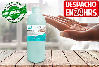 Alcohol Gel de1 Lt. ¡Protege tus Manos!