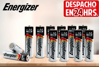 Pack 12 Pilas Energizer Max AA o AAA