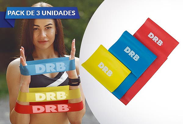 Pack de 3 Bandas Elásticas ¡Entrena en Casa!