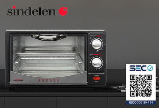 Horno eléctrico negro 16LTS 1200W