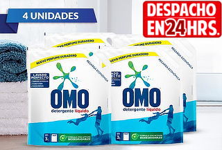 Pack 4 OMO multiacción liquido 3 lt