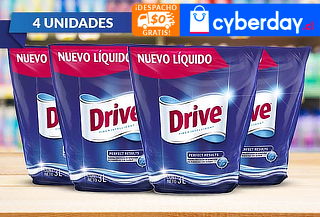 Pack de 4 Drive liquido 3LT Doypack