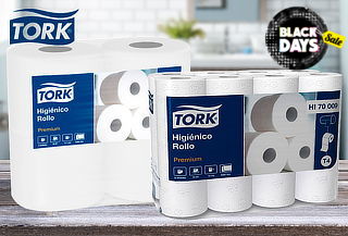 Pack 48 Rollos de Papel Higiénico Premium Tork 20 Mtrs