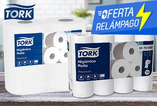 Pack 48 Rollos de Papel Higiénico Premium Tork 20 Mtrs