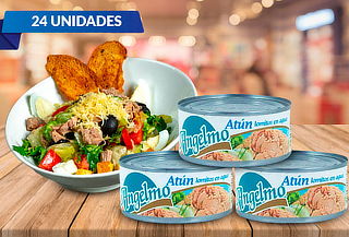Pack 12 o 24 Latas de Atún en Lomito a Elección