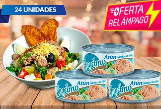 Pack 12 o 24 Latas de Atún en Lomito a Elección