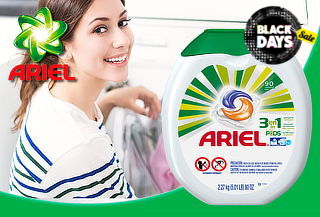 Detergente Ariel Pods 90 Cápsulas