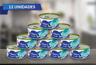 Pack de 12 Almejas 190 gramos al Agua Angelmo