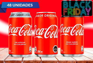 Pack de 48 Latas de Coca-Cola 350 cc a elección