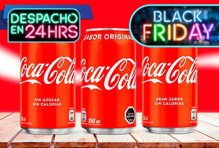 Pack de 48 Latas de Coca-Cola 350 cc a elección