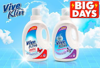 Pack de 4 detergentes ViveKlin de 3 Lts