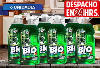 18 Litros Detergente Líquido Bio Frescura Bosque Nativo