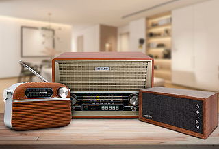 Radio Parlante vintage Bluetooth VT3, Diseño a elección