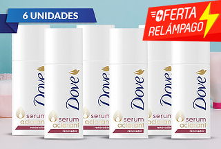 Pack 6 Desodorantes Dove Renovador serum aclarant 110 Ml