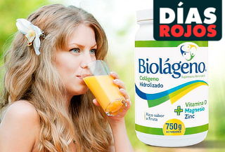 Biolágeno Hidrolizado 750 g, Sabor Frutal