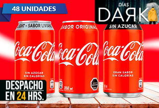 Pack de 48 Latas de Coca-Cola 350 cc a elección