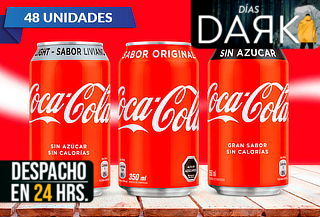 Pack de  48 Latas de Coca-Cola 350 cc a elección