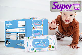 Pack 24 Paquetes Emuwipes® 50P Emubaby