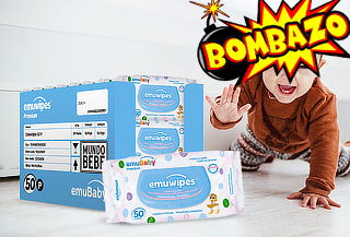 Pack 24 Paquetes Emuwipes® 50P Emubaby