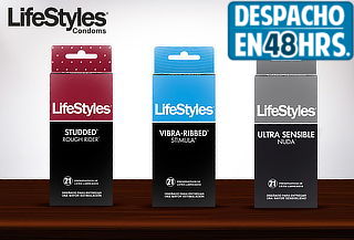 21 preservativos LifeStyles Clásicos a elección