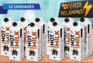 Pack 12 Bebida vegetal Not Milk chocolate 1 L