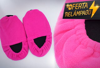 Pantufla de Semilla para Calentar en el Microondas