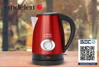 Hervidor de agua 1,7LTS 1950W rojo SINDELEN