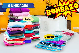 Pack de 5 Bolsas al vacio