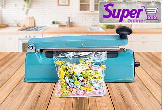 Selladora manual de bolsas a base de calor de 30 cm