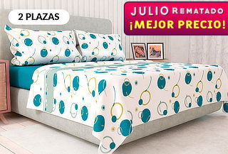 Juego de Sabanas Polar Estampadas. Marca Doral 2 Plazas!