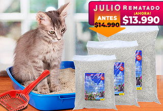 25 kg Arena Sanitaria para Gatos Premium Tracy Clean