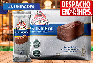 Display 48 Unidades de Braunichoc! Marca Nutra Bien