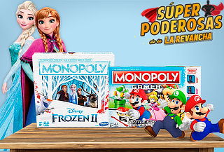 Monopoly Mario Gamer o Frozen 2, elige tu favorito