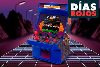 Mini Consola arcade 256 juegos, Pantalla LCD 2.8 pulgadas