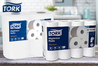 Pack 48 Rollos de Papel Higiénico Premium Tork 20 Mtrs