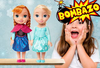 Frozen Muñecas Toddler Anna o Elsa, super value