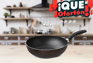 Wok Antiadherente  Bronze 26 Cm Ilko