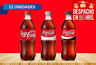 Pack 12 Coca-cola de 591ml