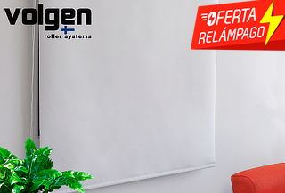 Cortina Roller Black Out Volgen, Color Blanco