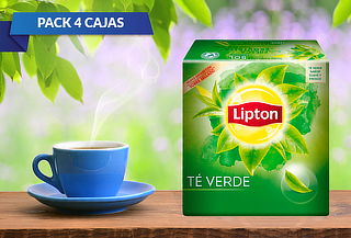 400 Bolsitas Té Lipton Verde Clásico ¡Calientito! 