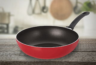 ¡ Lúcete como todo un chef ! Wok 28 cm Vermilion  Ilko