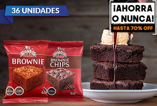 ¡Elige tu preferido! 36 Brownie Nutra Bien