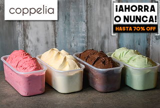 Pote de Helados Coppelia, 4,5 litros. Incluye Despacho