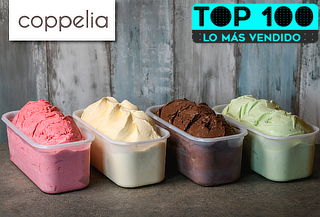 Pote de Helados Coppelia, 4,5 litros. Retiro en Local