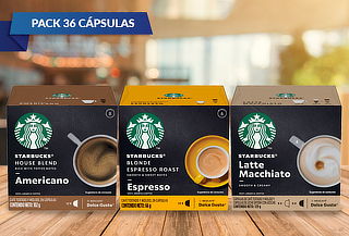 36 Capsulas Starbucks NESCAFÉ® Dolce Gusto® Sabor a elección