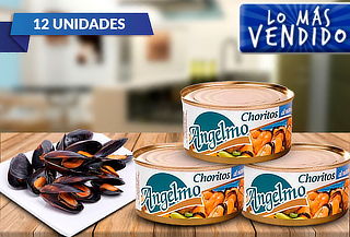 Pack de 12 Choritos Angelmo Aceite o Agua