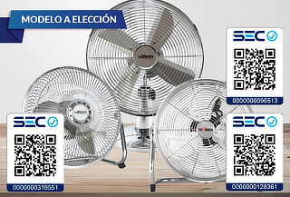 Ventilador Box Metálico Thorben, Modelo a Elección